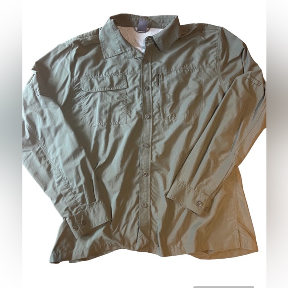 Eastern Mountain Sports Shirts Mens Long Sleeve Outdoor Button Up